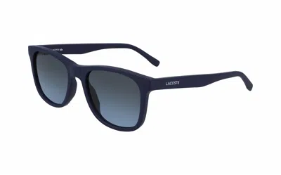 Lacoste Unisex L929se Sunglasses In Matte Blue/blue Gradient
