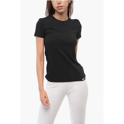Dsquared2 Cotton Blend Icon Slim Fit T-shirt In Black