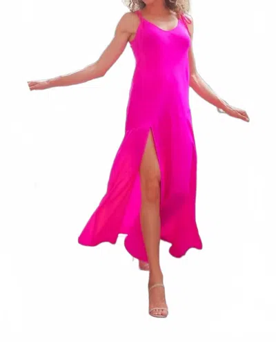 The House Of Perna Gretys Dress In Fuchsia