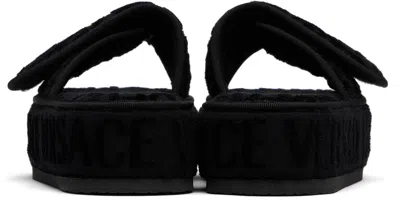 Versace Medusa-plaque Open-toe Slippers