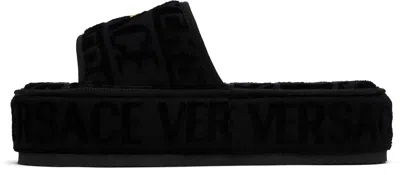 Versace Medusa-plaque Open-toe Slippers