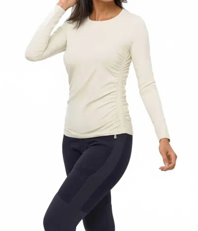 Anatomie Milly Pima Cotton Tee In Ivory In White