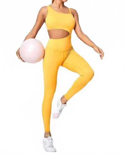 Rockstar Peach Wonderland One Piece In Yellow