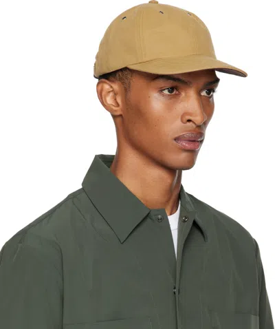 Norse Projects Tan Canvas 6-panel Cap