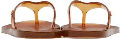 Ancient Greek Sandals Brown Jelly Flip-flops