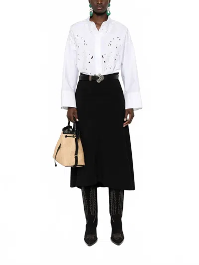Dorothee Schumacher Poplin Power Blouse In Pure White In White