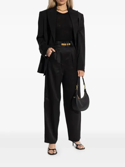 Iro Mattia V-neck Sweater Black In Black