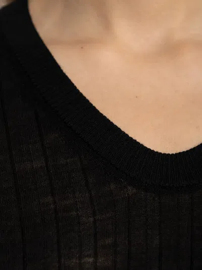 Iro Mattia V-neck Sweater Black In Black