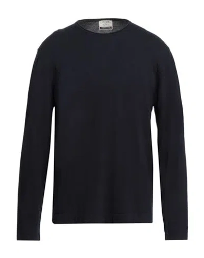 Heritage Man Sweater Midnight Blue Size 44 Cotton