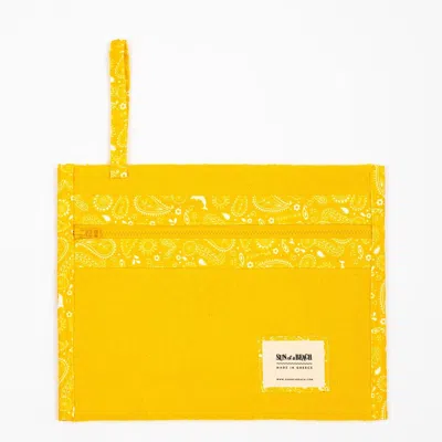 Sun Of A Beach Unisex Waterproof Pouch Bag In Super Yellow