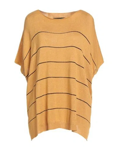 Messagerie Woman Sweater Marigold Size L/xl Linen, Viscose, Cotton