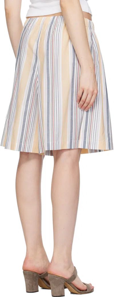 Baserange Yellow Stave Shorts In Multi