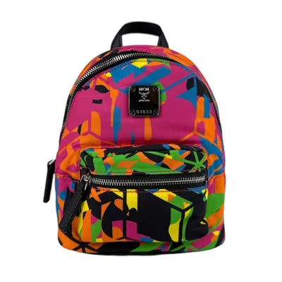 Pre-owned Mcm Nylon Canvas Shoulder Bag Sling Bag ()