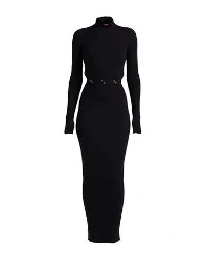 Aniye By Woman Maxi Dress Black Size M Polyamide, Acrylic, Wool, Polyester, Elastane