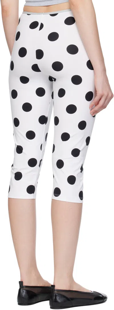 Paloma Wool White & Black Aneu Leggings In Multi