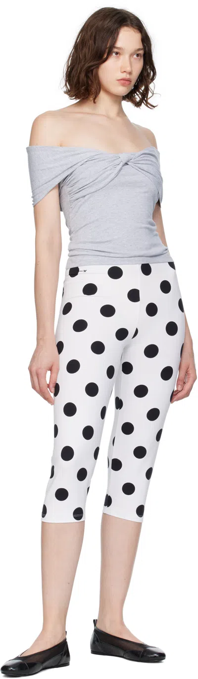 Paloma Wool White & Black Aneu Leggings In Multi