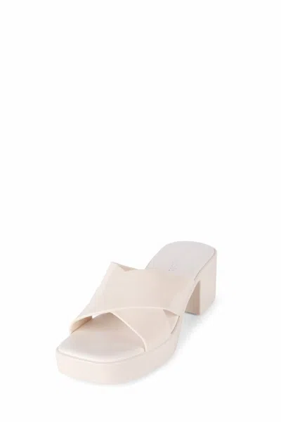 Jeffrey Campbell Women's Bubblegum Platform Sandal In Cream
