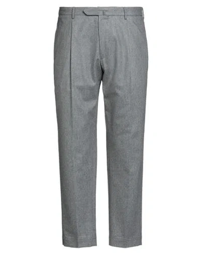 Santaniello Man Pants Grey Size 40 Wool, Polyamide, Cashmere, Elastane