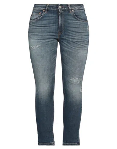 Dondup Woman Jeans Blue Size 27 Cotton, Elastomultiester, Elastane