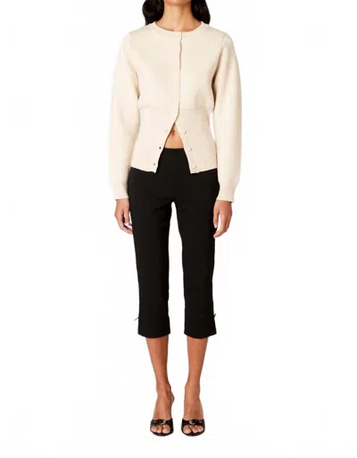 Nia Sophia Cardigan In Ecru In Neutral