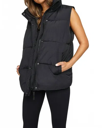 Gentle Fawn Kaye Vest In Black In Black