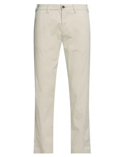 Messagerie Man Pants Ivory Size 32 Cotton, Elastane