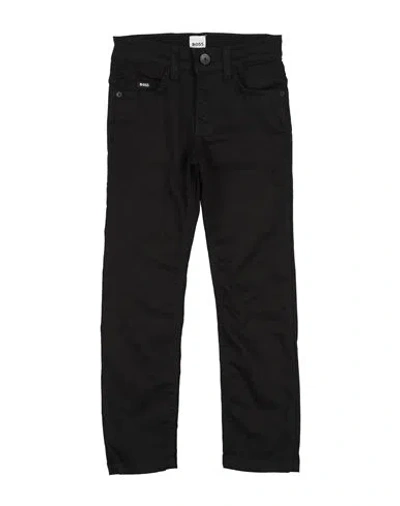 Hugo Boss Boss Toddler Boy Jeans Black Size 6 Cotton, Polyester, Elastane In Black