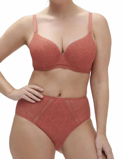Simone Perele Comete 3d Plunge Bra In Texas Rose In Pink