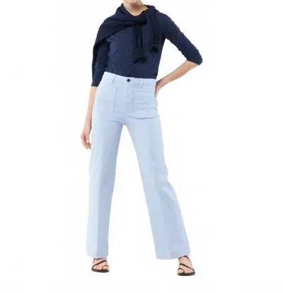 Ann Mashburn Coco Patch Pocket Jean In Pale Blue