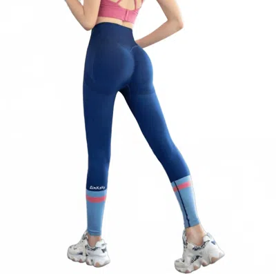 Rockstar Peach City Girl Sock Legging In Blue