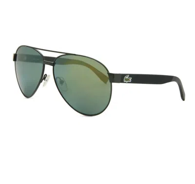 Lacoste Unisex L185s Sunglasses In Matte Green / Green