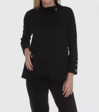 Neon Buddha Coffee Date Tunic In Black In Blue