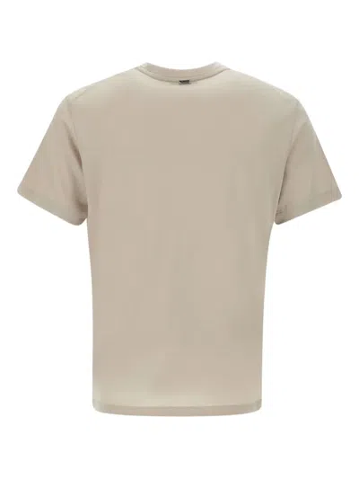 Herno Wool T-shirt In Neutral