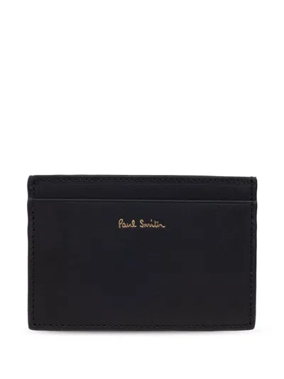 Paul Smith Signature Stripe Leather Card Case