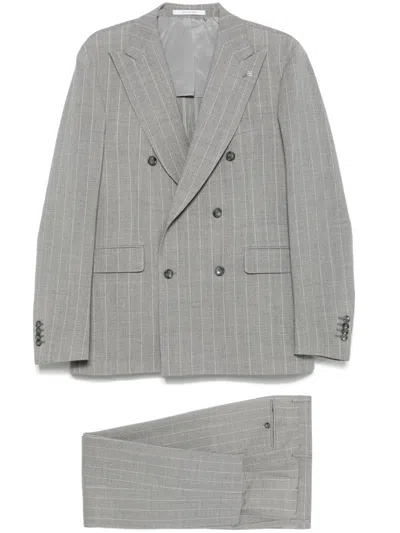 Tagliatore Vesuvio Suit With Double-breasted Design And Chest Pocket