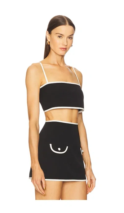 Alexis Simi Cropped Cotton Top