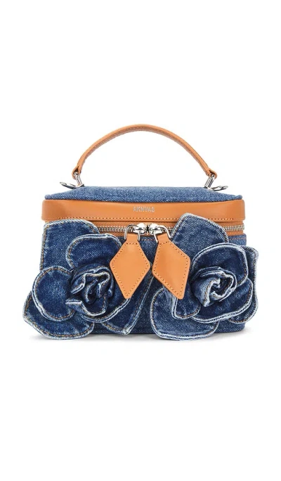 Aknvas X Revolve Rose Denim Bag