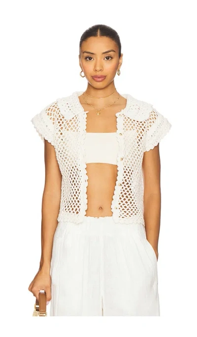 Free People Lily Crochet Top In Multi