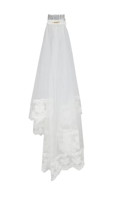 Gigi & Olive Mini Lace Trim Veil