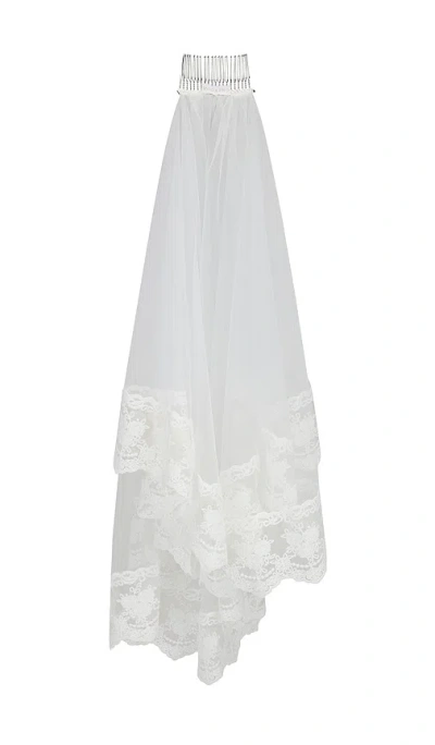Gigi & Olive Mini Lace Trim Veil