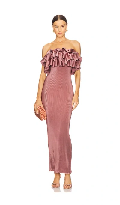 L'idée Paris Tube Dress In Brown