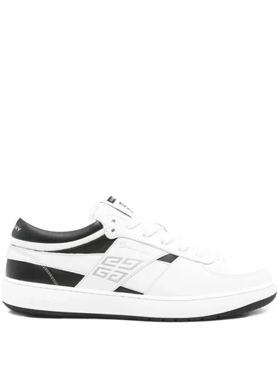 Givenchy G Move Low-top Sneakers In Calf Leather In White