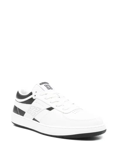 Givenchy G Move Low-top Sneakers In Calf Leather In White