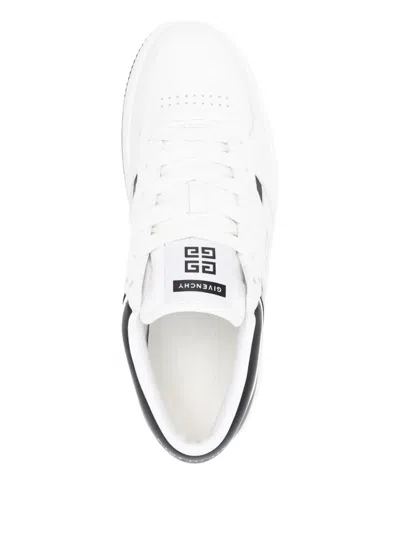 Givenchy G Move Low-top Sneakers In Calf Leather In White
