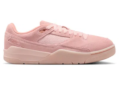 Pre-owned Jordan Flight Court (women's) Sneakers In Atmosphere/light Madder Root In Pink