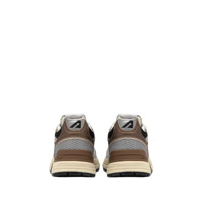 Autry Hyperway Low Mlea Su Mesh Silv Blk In Gray
