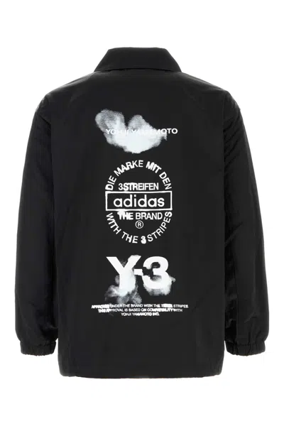 Y-3 Logo-printed Shirt Jacket