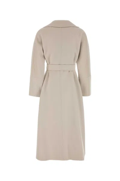's Max Mara Chalk Wool Elisa Coat In Neutral