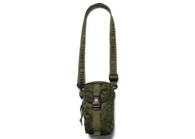 Pre-owned Human Made Military #3 Pouch (ss23) In Olive Drab In Green