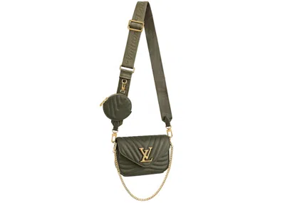 Pre-owned Louis Vuitton Women's  New Wave Pochette In Khaki